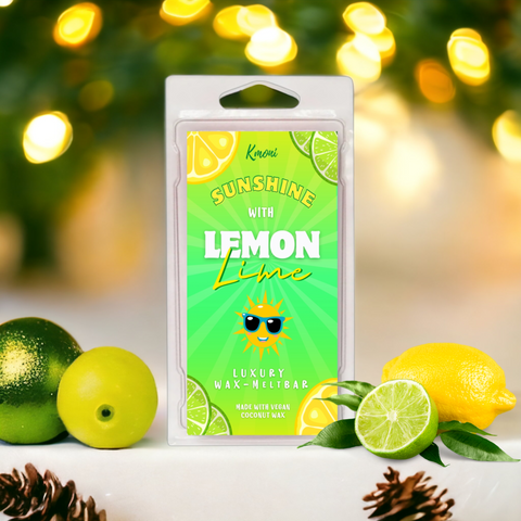 Sunshine with Lemon Lime Wax Snap Bar