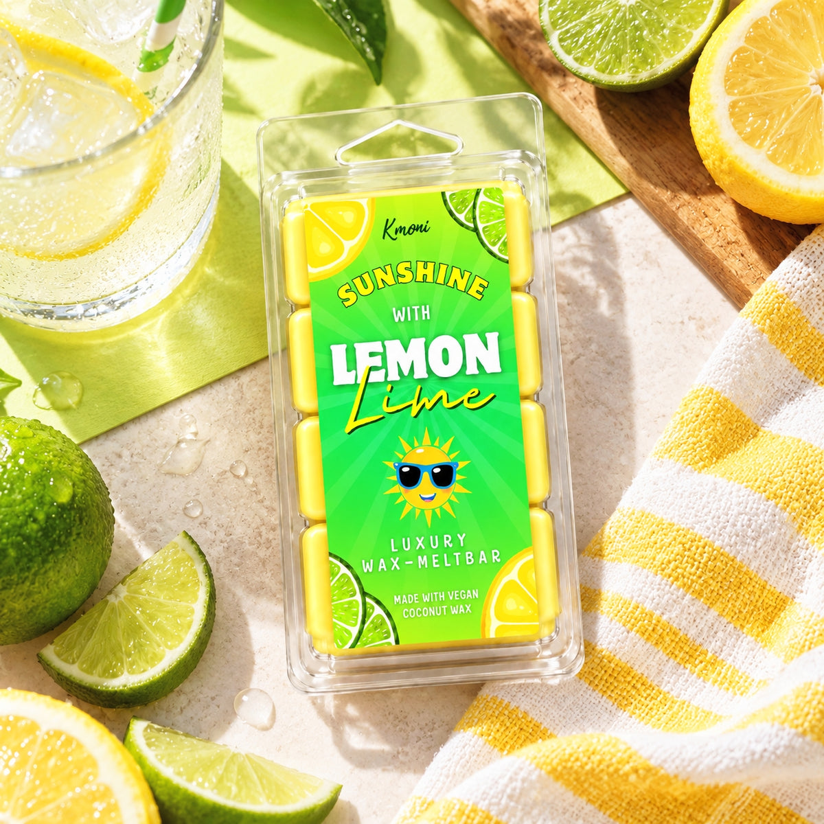 Sunshine with Lemon Lime Wax Snap Bar