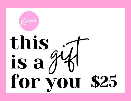 Kmoni Cosmetics Digital Gift Cards