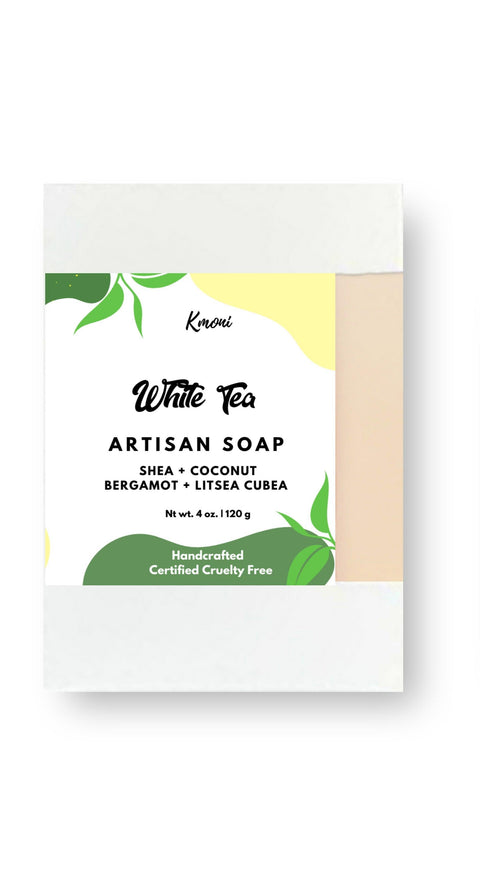 White Tea Artisan Soap - Kmoni Cosmetics
