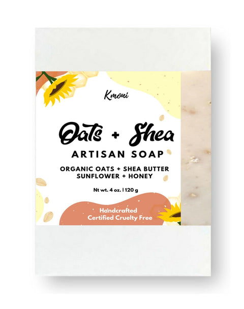 Oats & Shea Artisan Soap - Kmoni Cosmetics