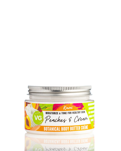 Peaches & Cream Botanical Body Butter Crème - Kmoni Cosmetics