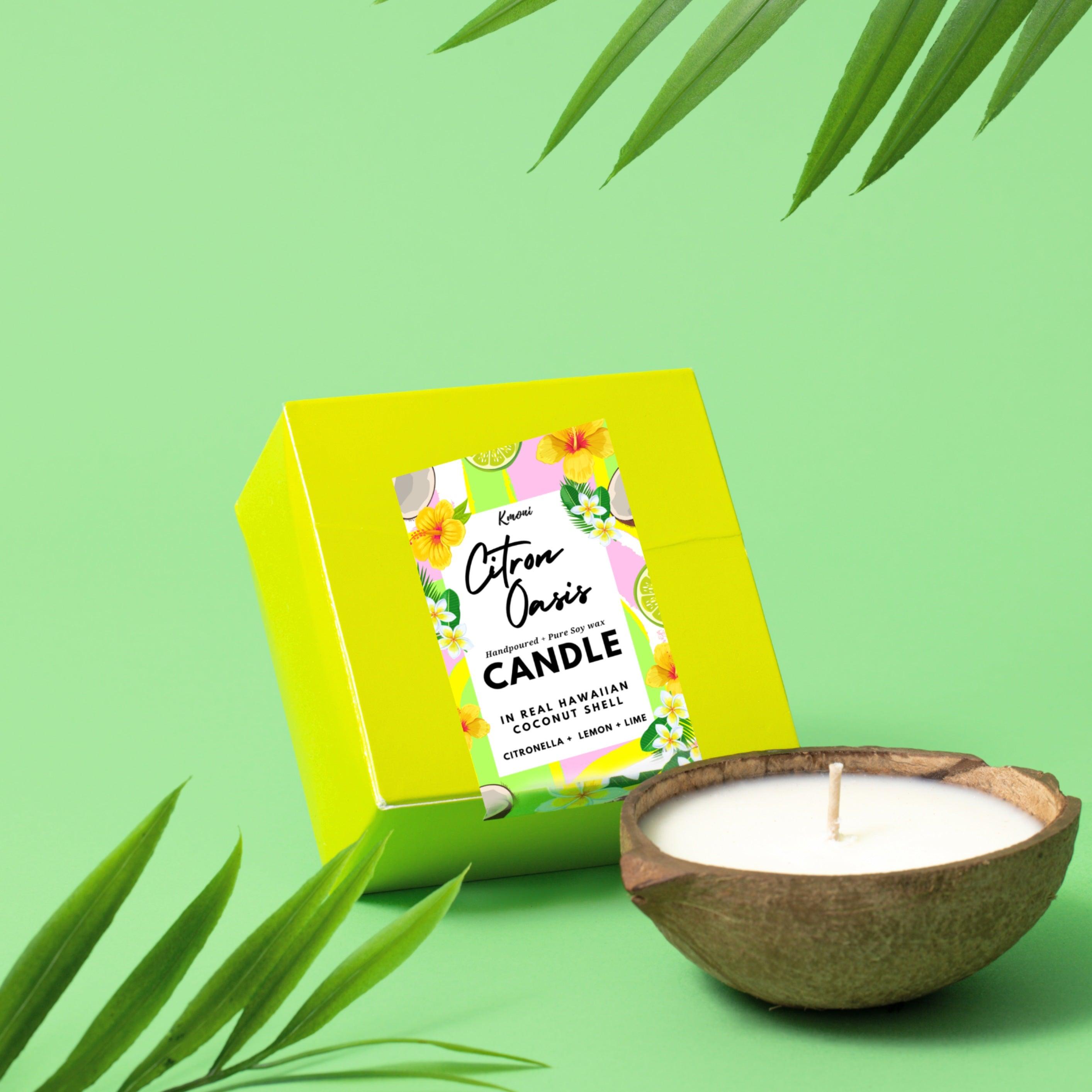 Hawaiian Coconut Shell Candles - Kmoni Cosmetics