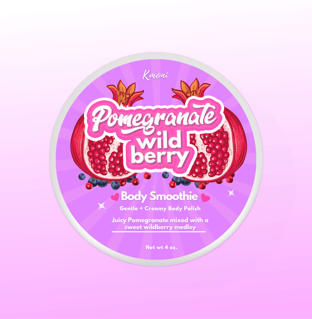 Pomegranate Wildberry Body Smoothie - Kmoni Cosmetics