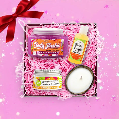 Peaches Holiday Gift Set - Kmoni Cosmetics